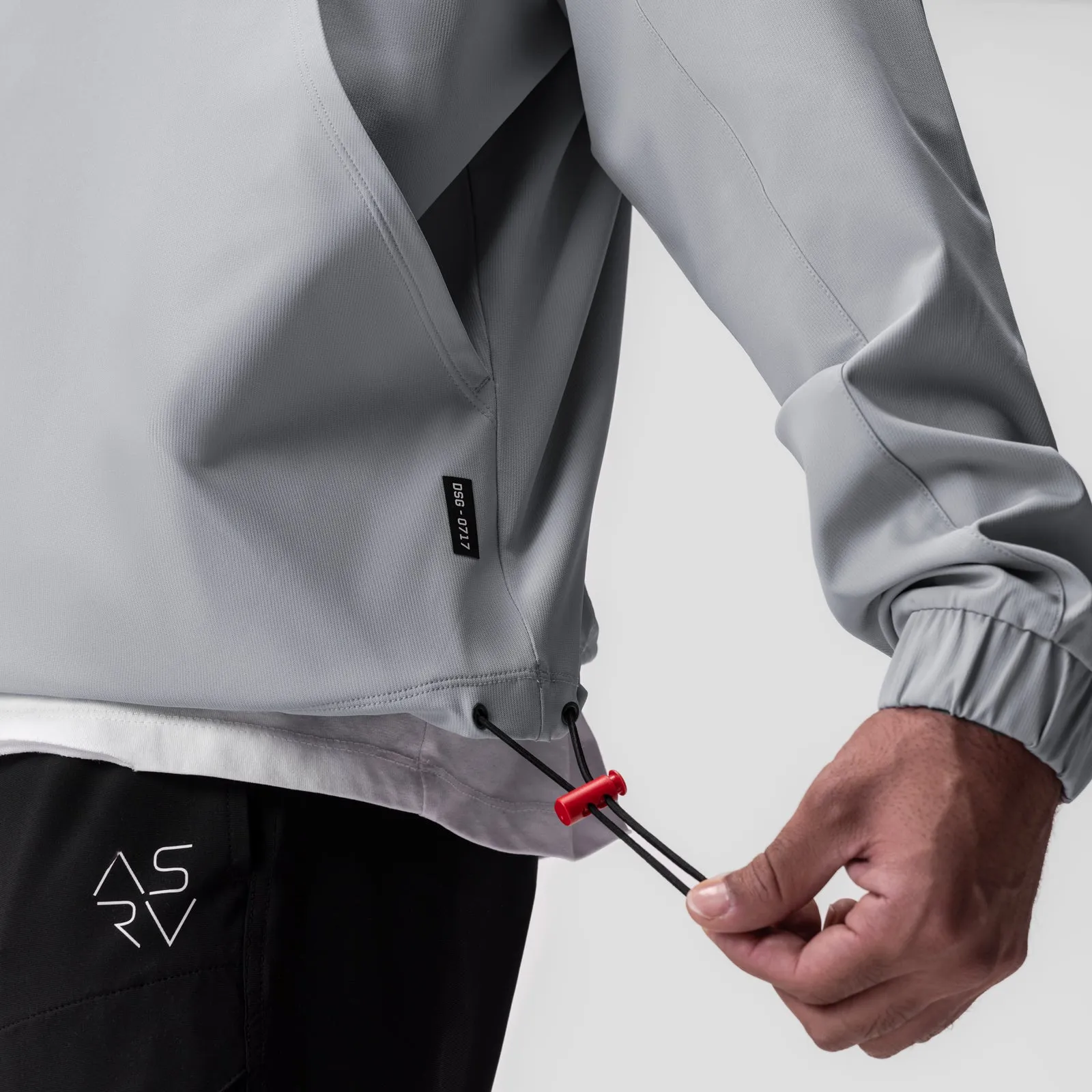 0717. Weather-Ready Anorak Jacket - Slate Grey "Patch"
