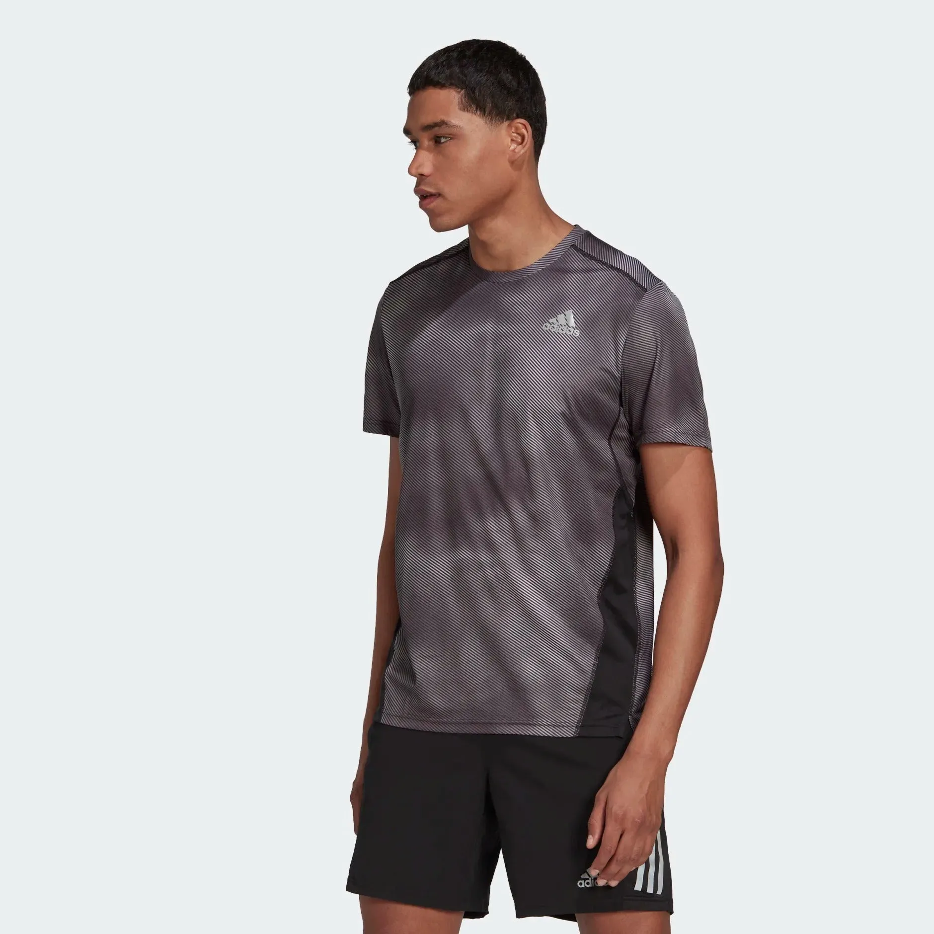 adidas Own the Run Colorblock Men's Tee