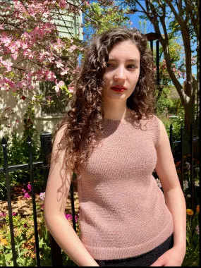 Alpaca Sweater Vest - Blush Alpaca Sweater Vest - Blush