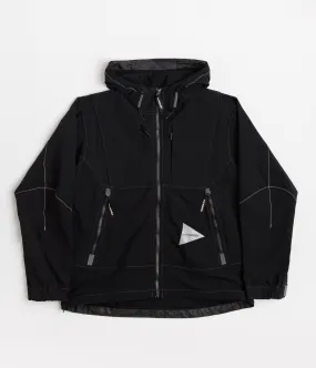 and wander Schoeller 3XDRY Stretch Jacket - Black and wander Schoeller 3XDRY Stretch Jacket - Black