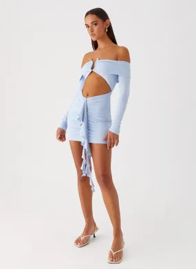 Aniston Mini Dress - Blue Aniston Mini Dress - Blue