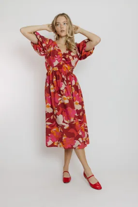 Annalee Dress in Rust Floral Annalee Dress in Rust Floral