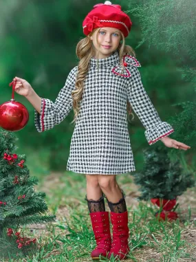 Attention Please Plaid Mitzi Turtleneck Dress Attention Please Plaid Mitzi Turtleneck Dress