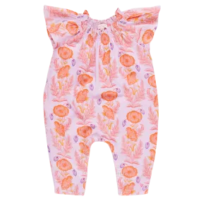 Baby Girls Willow Jumper - Purple Gilded Floral Baby Girls Willow Jumper - Purple Gilded Floral