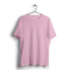 Baby Pink Plain Tshirt - Plus size Baby Pink Plain Tshirt - Plus size