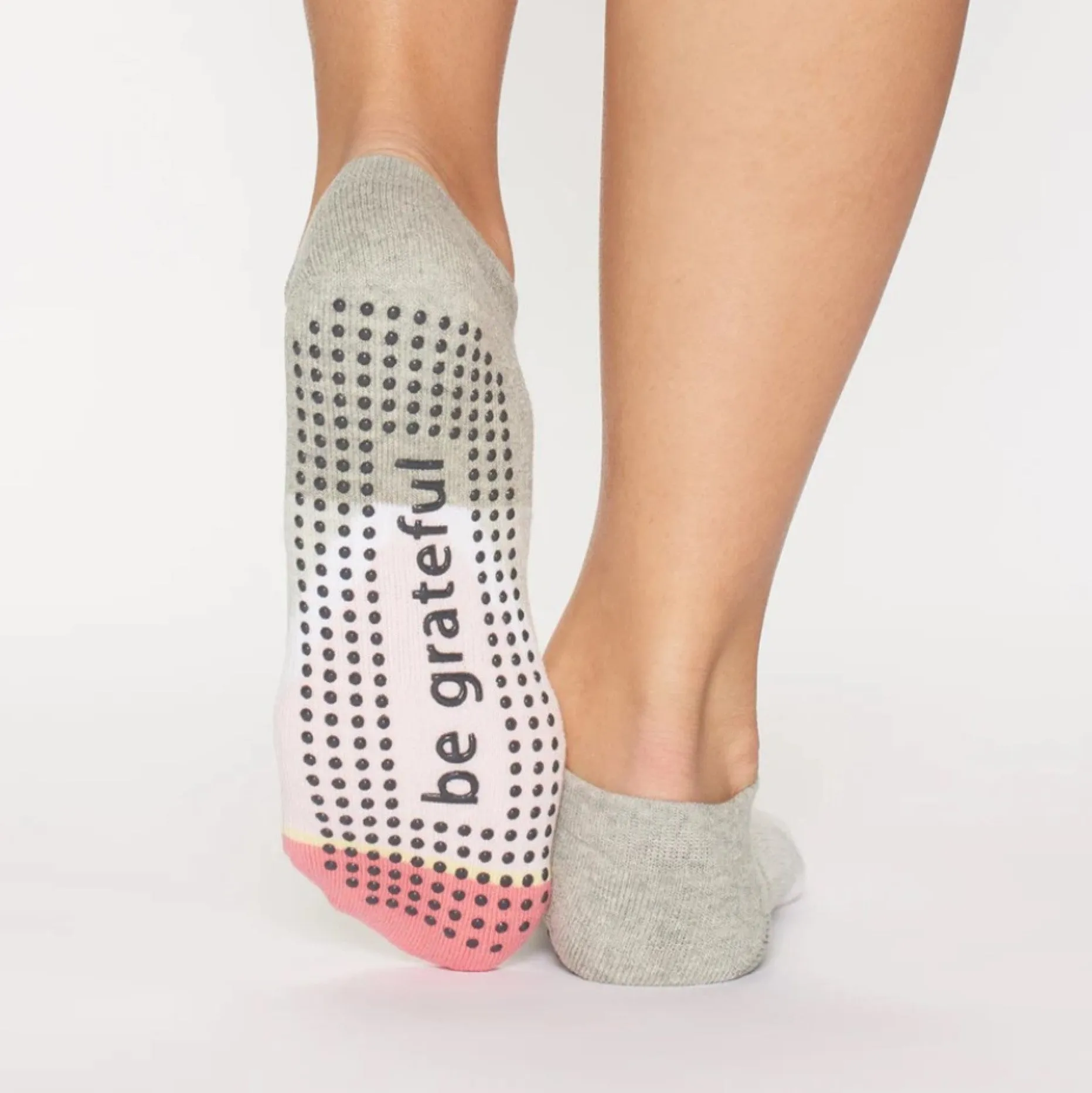 Be Grateful - Frankie Crush Grip Socks (Barre / Pilates)
