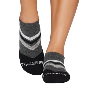 Be Grateful Maxine Grip Socks - Shade (Barre / Pilates)