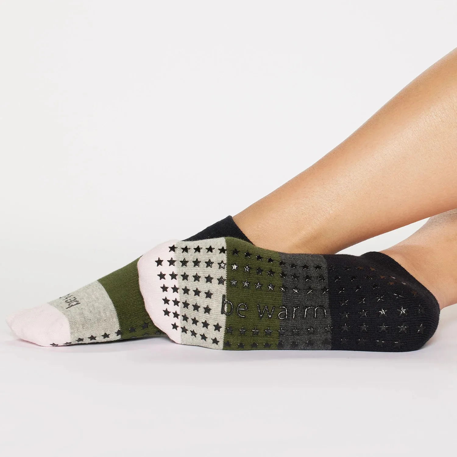 Be Warm - Marlowe Ivy Grip Socks (Barre / Pilates)