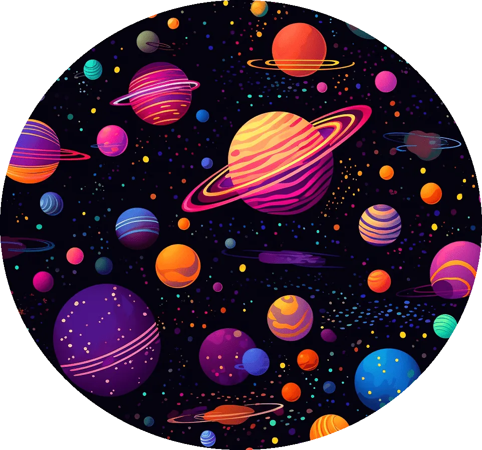 Beautifully Bold Solar Galaxy - Bamboo Zippy Romper