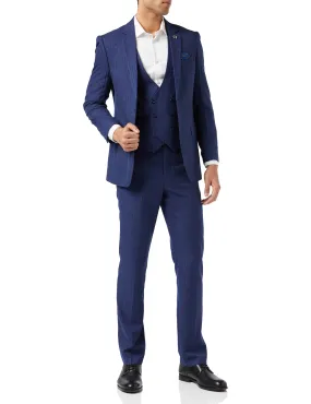 Blue Pinstripe 3 Piece Suit Blue Pinstripe 3 Piece Suit