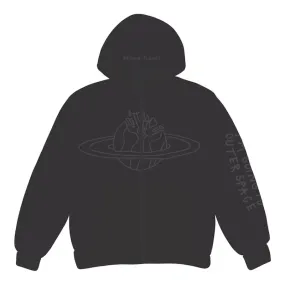 Broken Planet Outer Space Zip Up Hoodie Onyx Broken Planet Outer Space Zip Up Hoodie Onyx