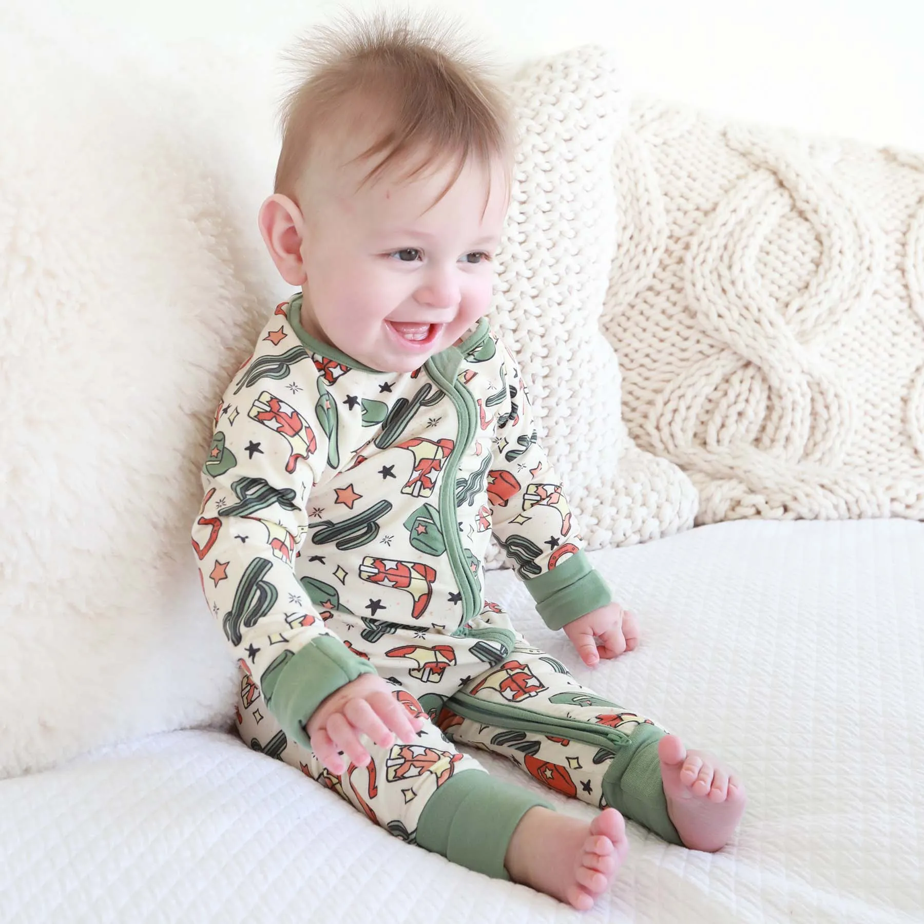 Buckaroo Cowboy Convertible Zip Romper