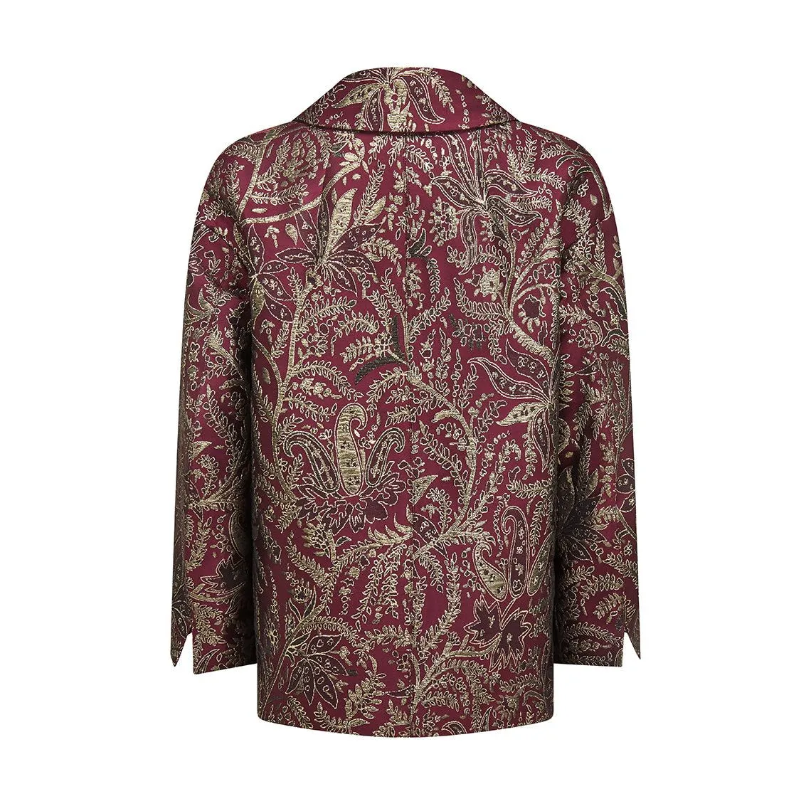 Cabina Jacquard Red Blazer