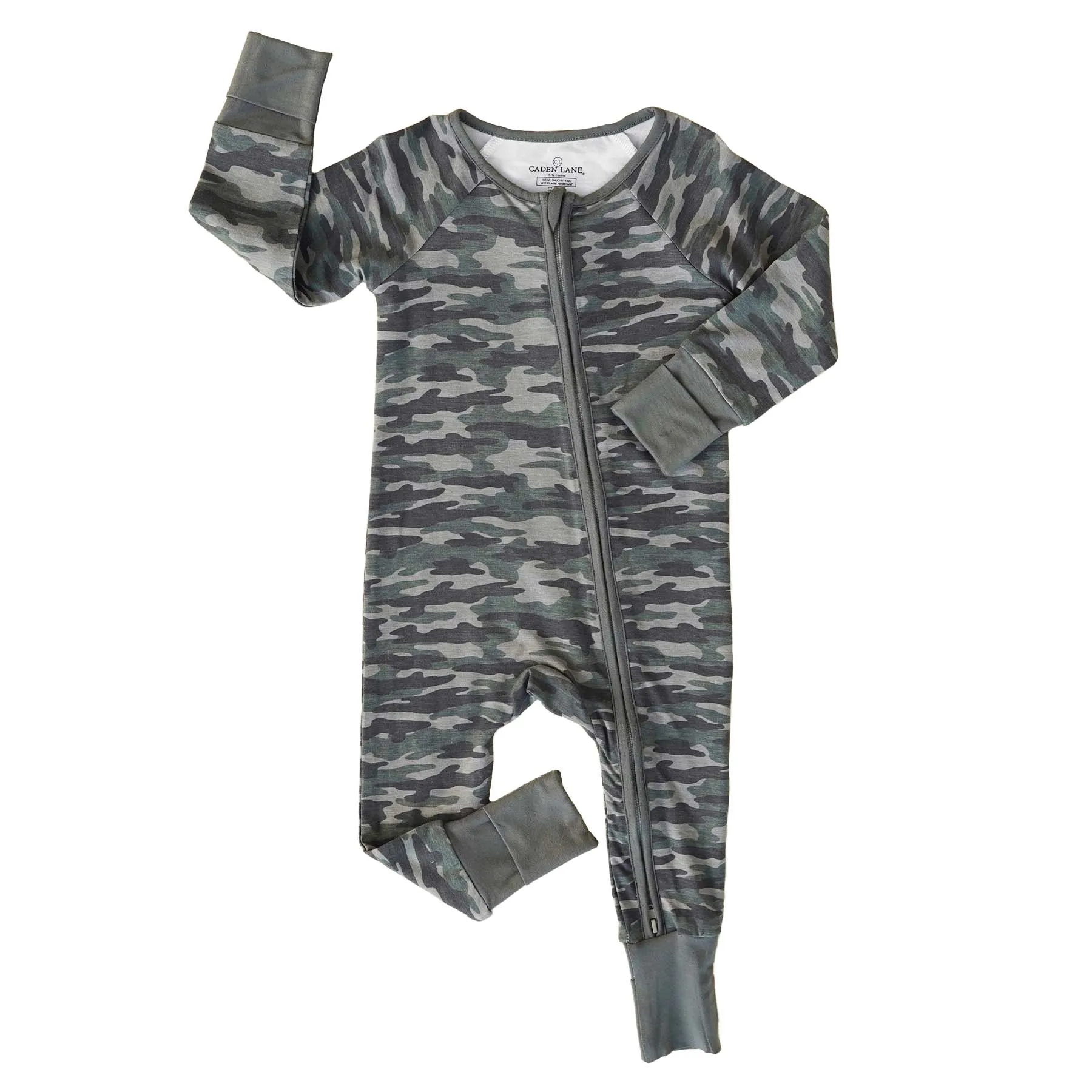 Camo Crew Convertible Zip Romper