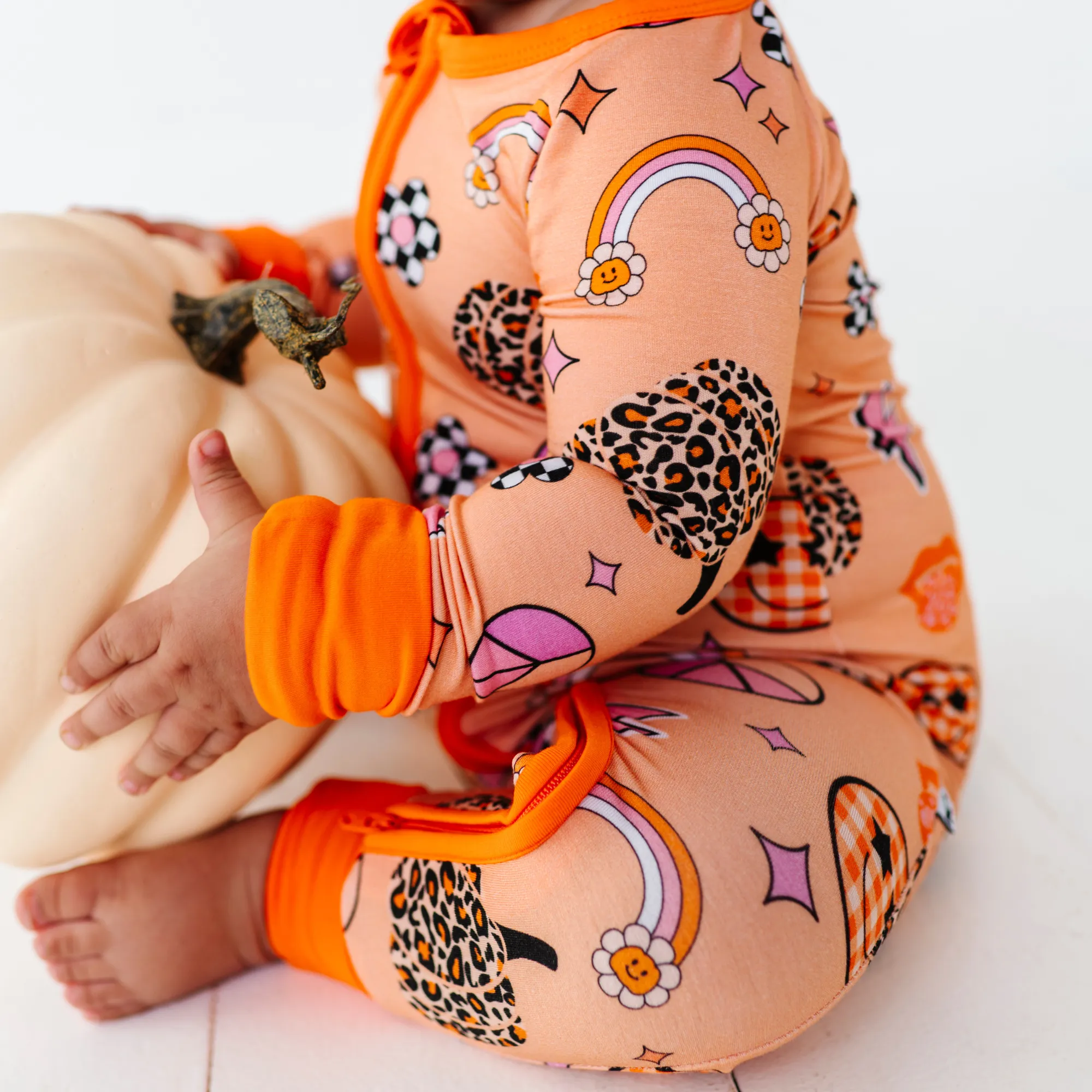 Cheetah Ghouls Convertible Footies