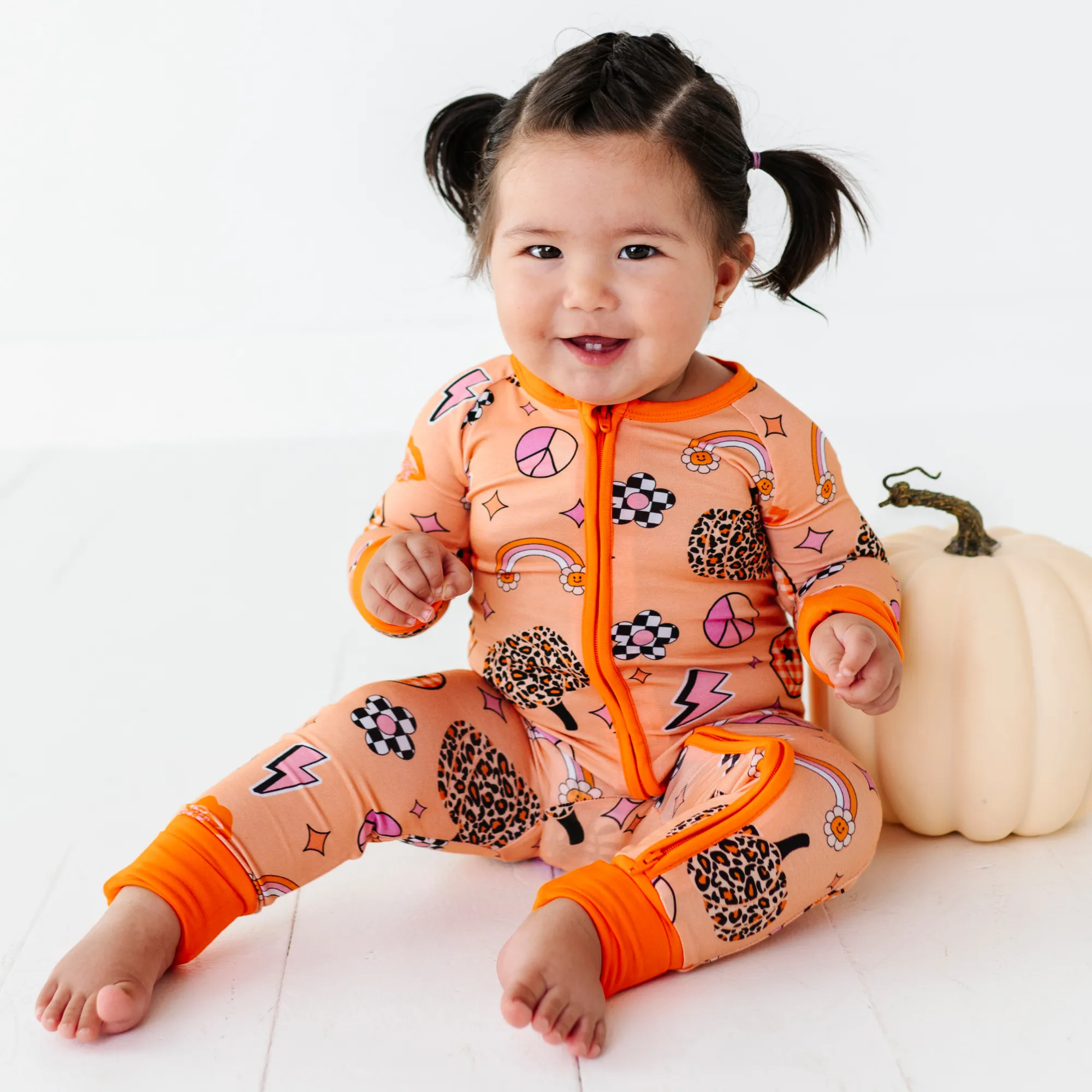 Cheetah Ghouls Convertible Footies