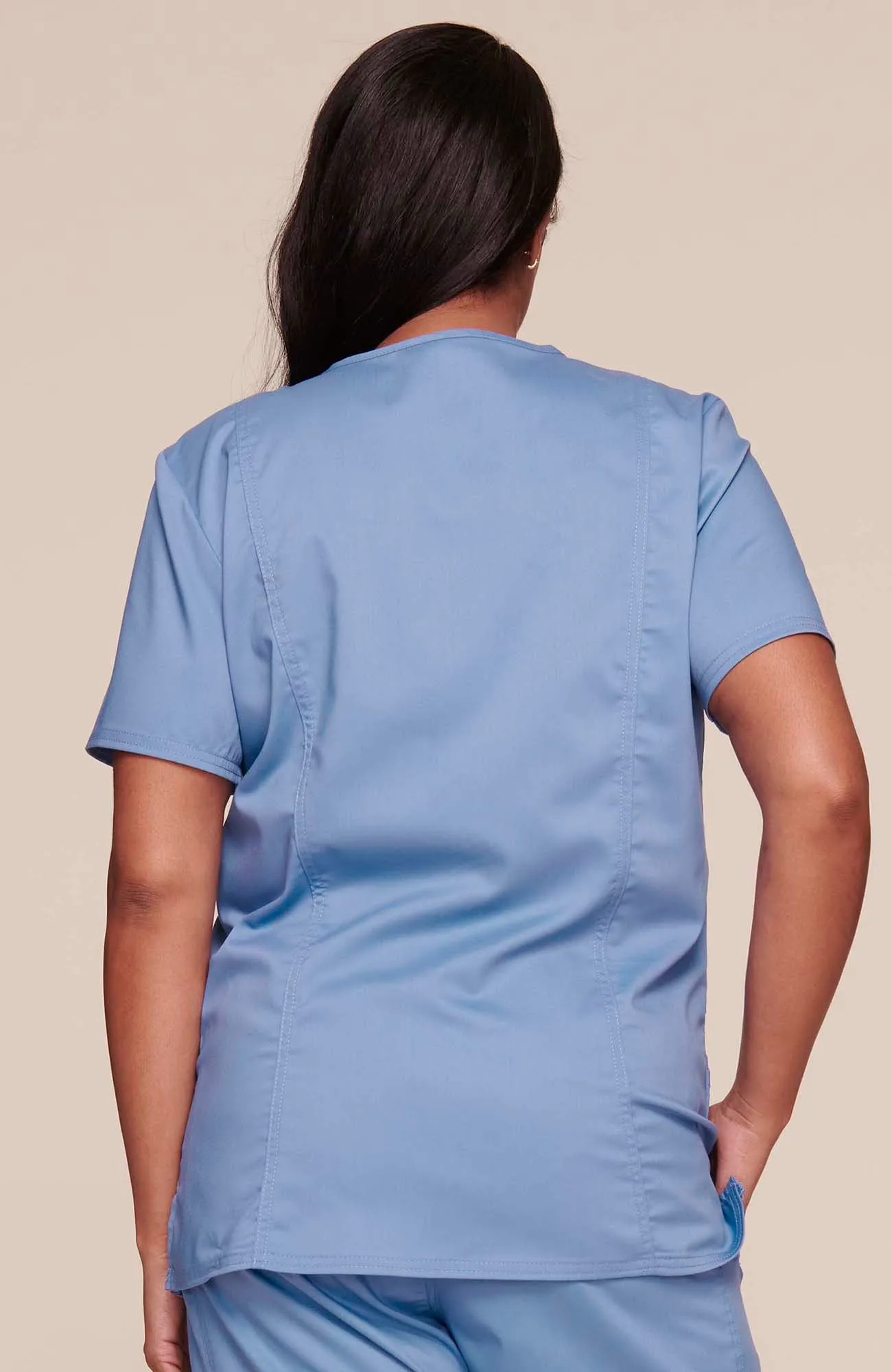 Cherokee Workwear Revolution Three-Pocket Scrub Top