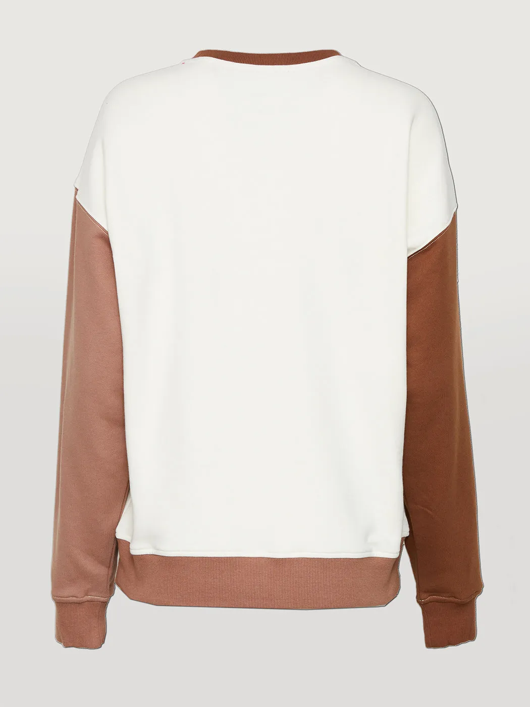 Colorblock Crew - Oatmilk/Camel/Aztec