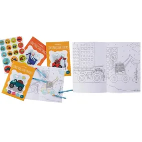 Colouring Set, Construction Trucks Colouring Set, Construction Trucks
