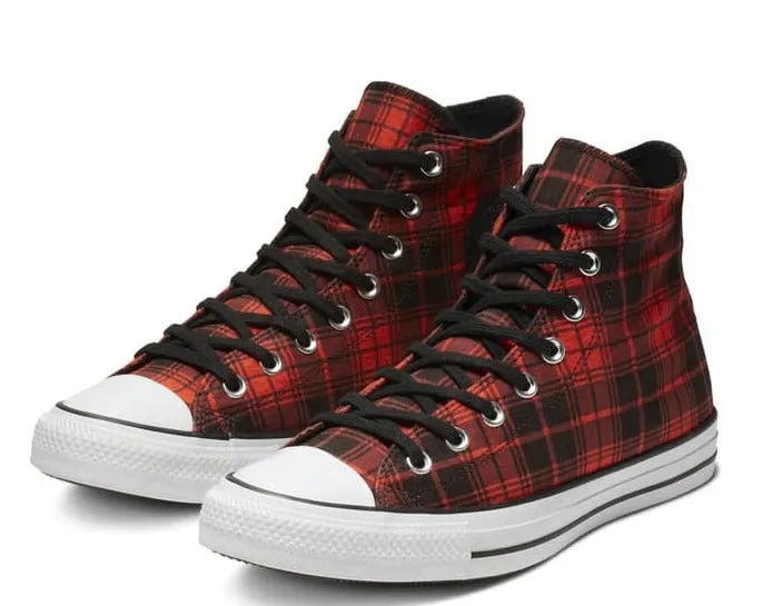 Converse Chuck Taylor All Star Plaid Bright Poppy