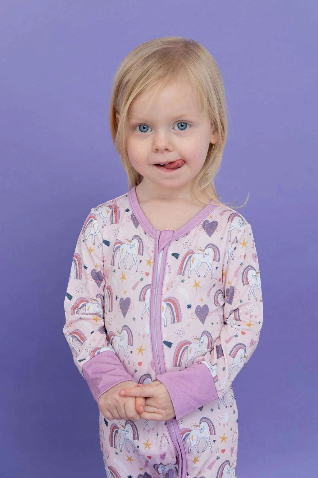 Convertible Zip Romper | Unicorn Dreams