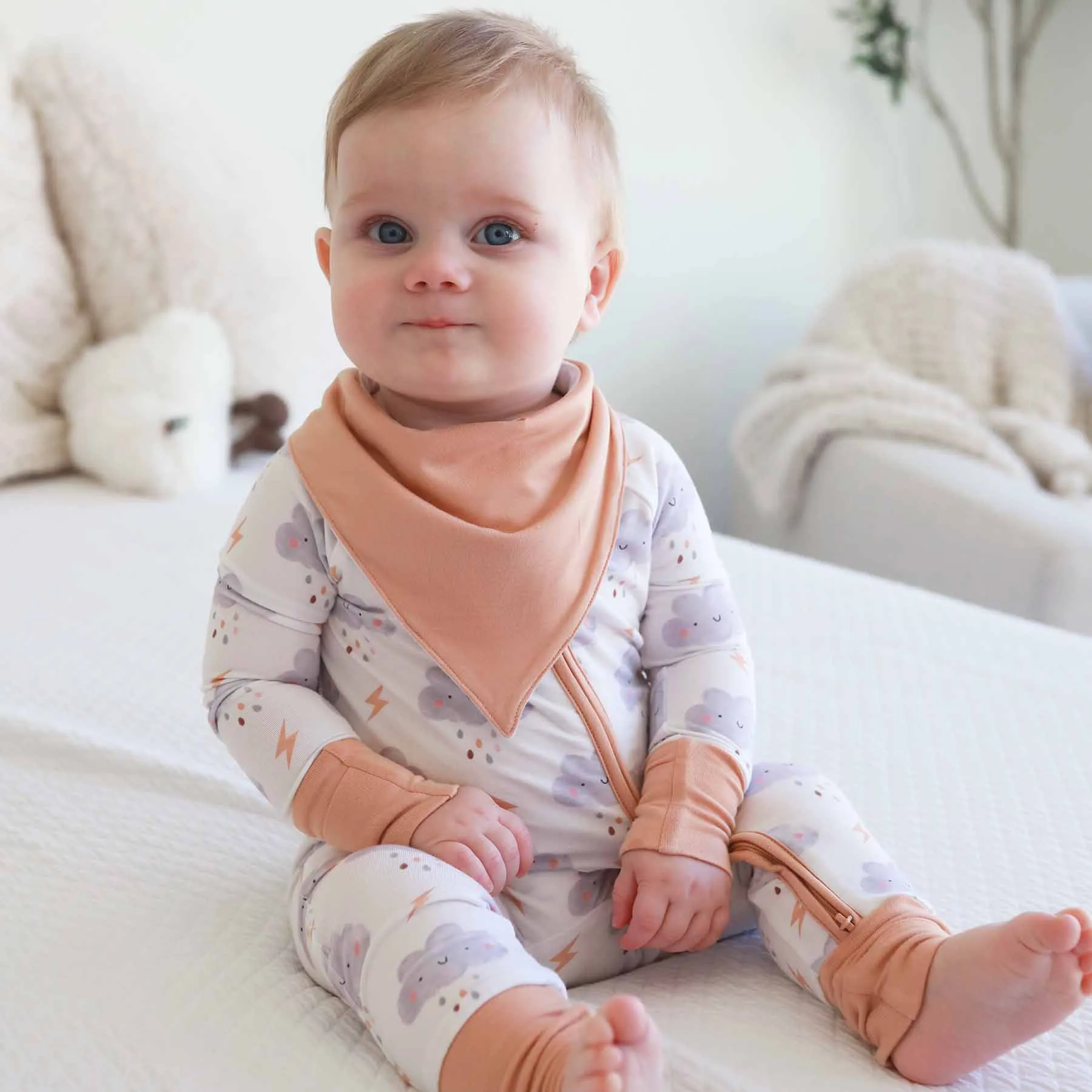 Convertible Zip Rompers for Boys*