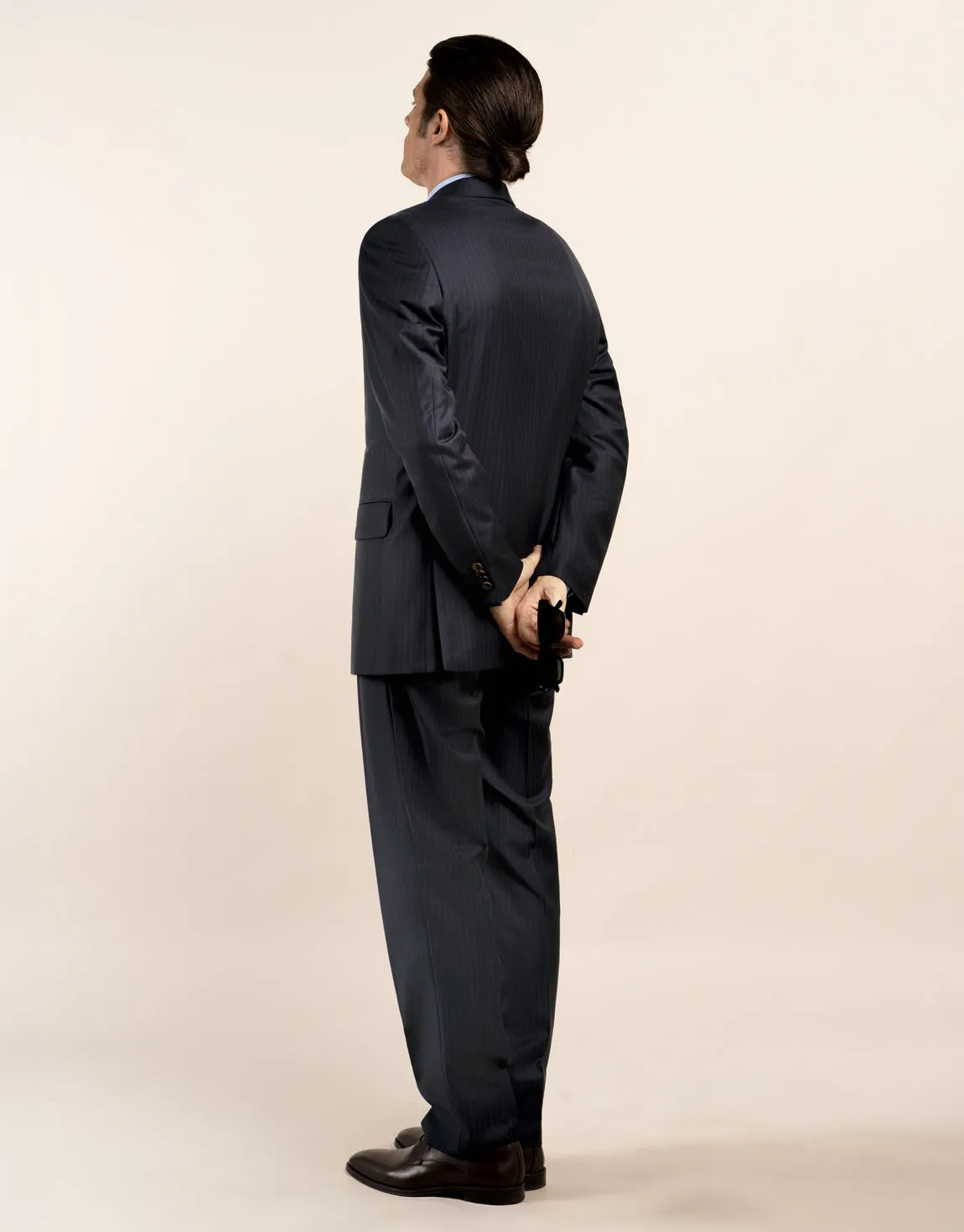 Cooper Navy Stripe Suit