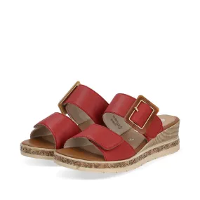 D3068-33 Two Strap Slide Red D3068-33 Two Strap Slide Red
