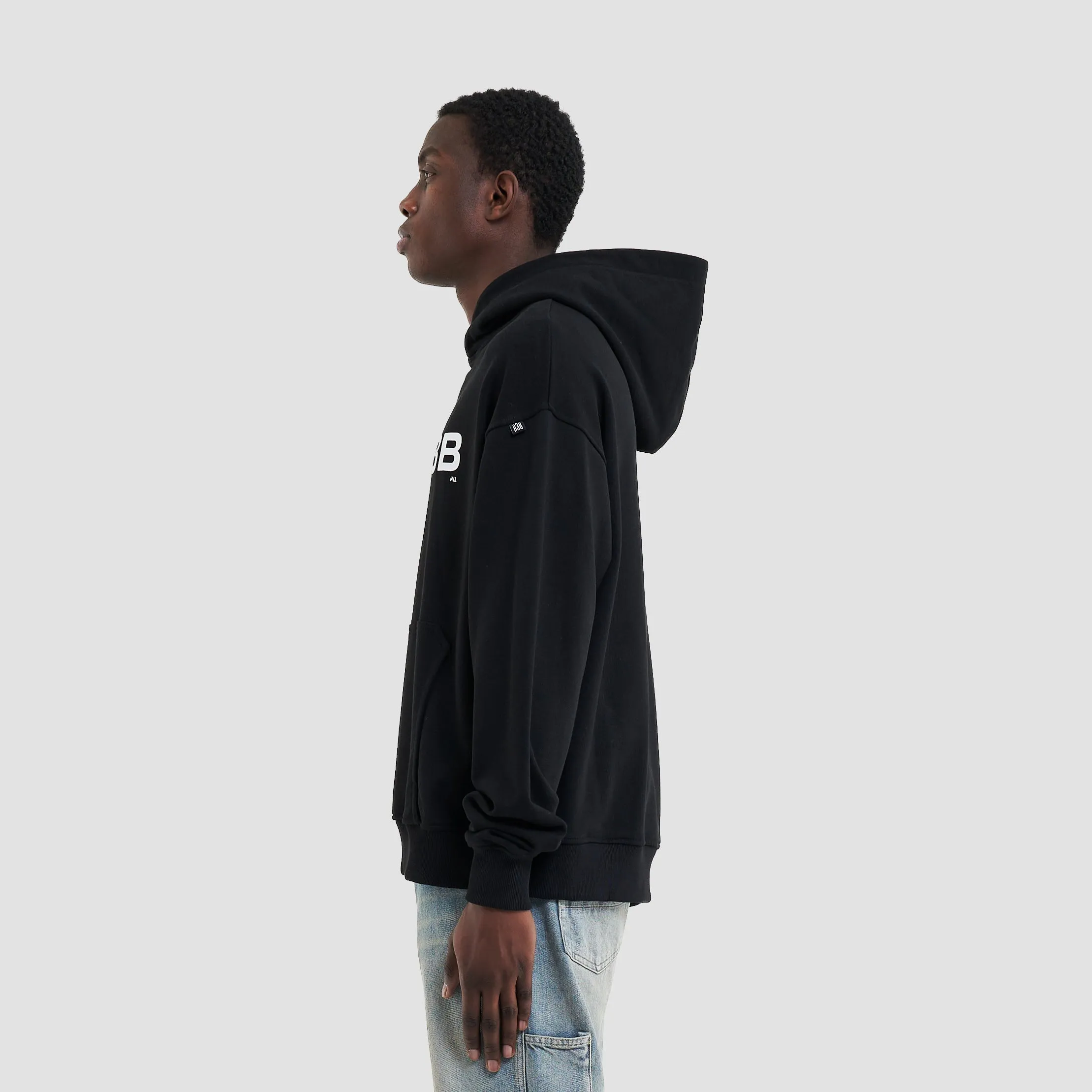 ESSENCE LOGO HOODIE - BLACK
