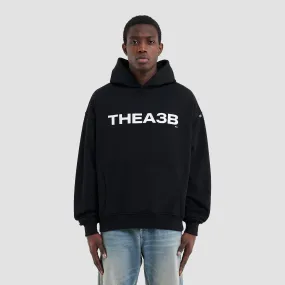 ESSENCE LOGO HOODIE - BLACK