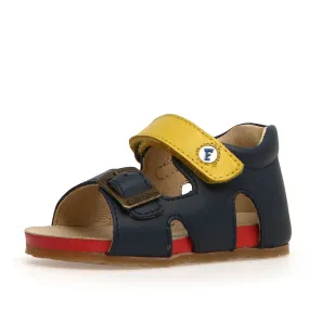 Falcotto Boy's Bea Sandals - Navy/Red Falcotto Boy's Bea Sandals - Navy/Red