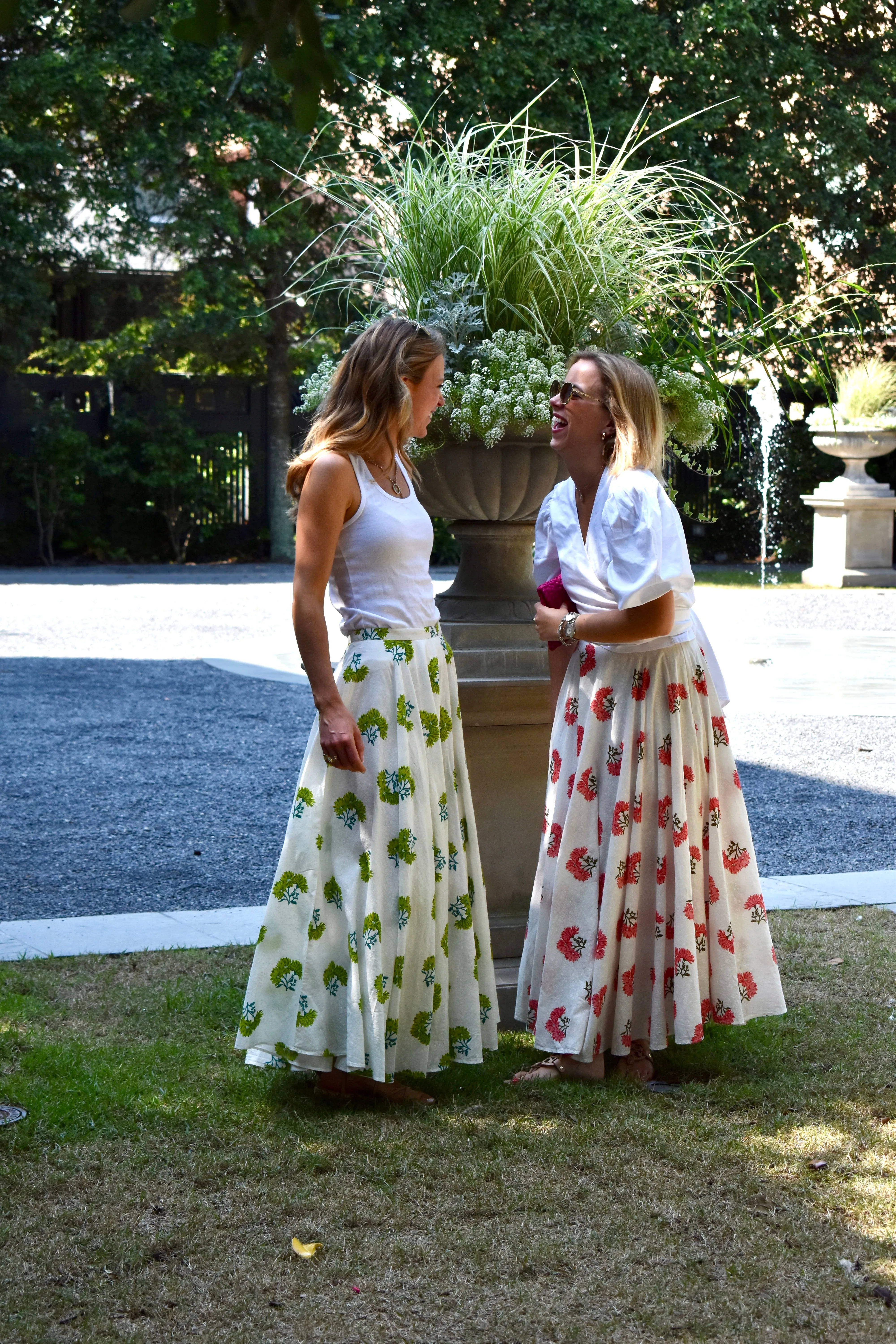 Fiona Midi Skirt Poppy Floral