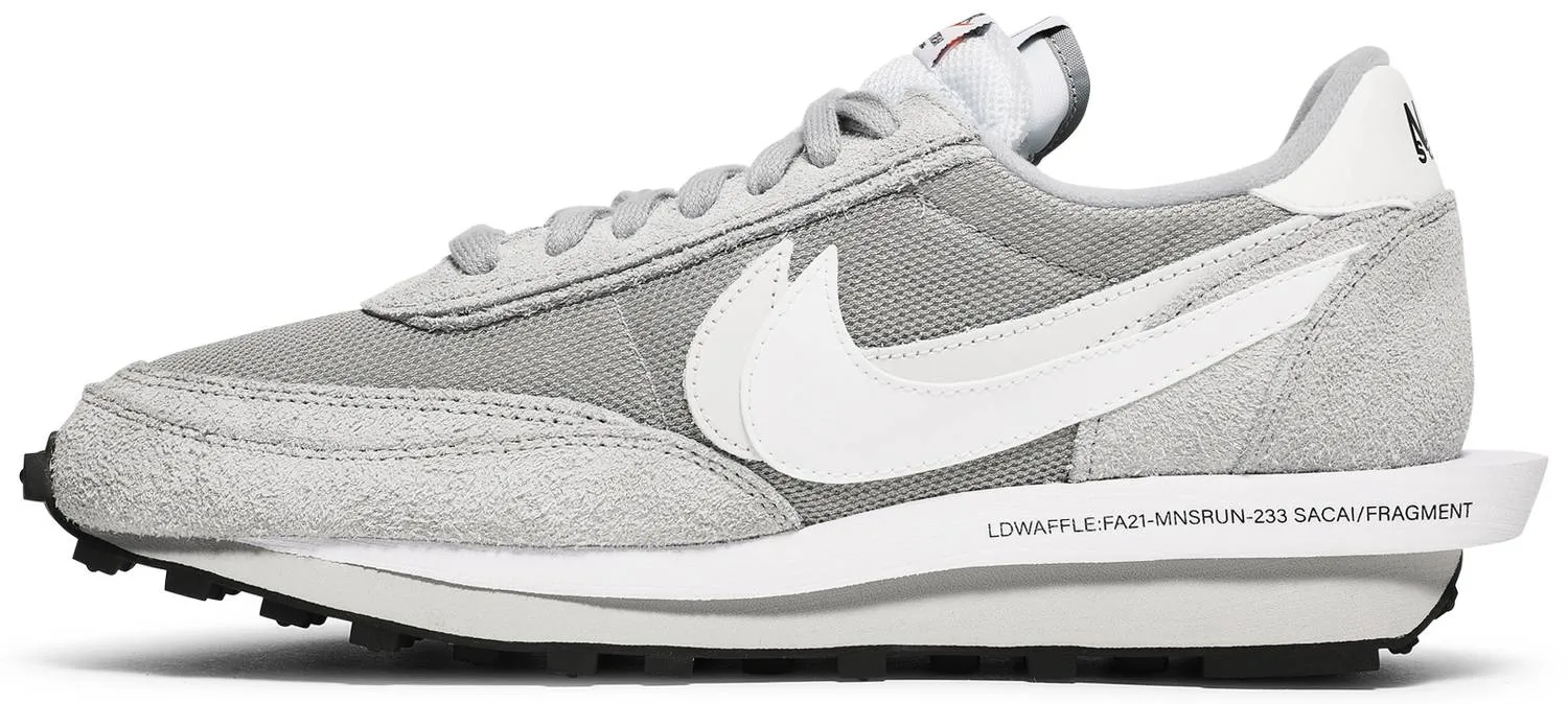 Fragment x sacai x Nike LD Waffle 'Light Smoke Grey'