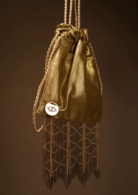 Fringed Golden Bag Fringed Golden Bag