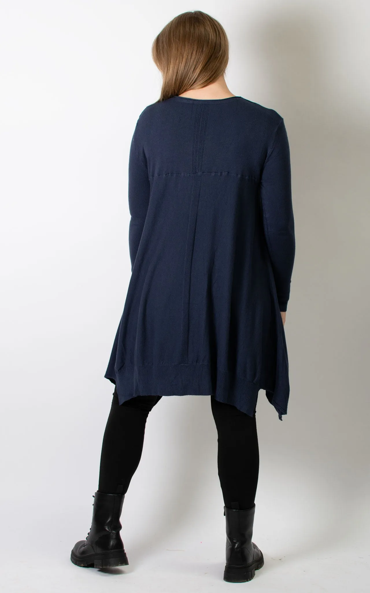 Hanky Hem Top | Navy