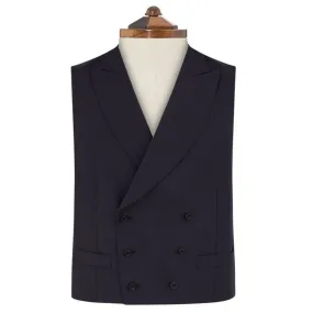 Hayward Navy Pinstripe Super 150s Waistcoat Hayward Navy Pinstripe Super 150s Waistcoat