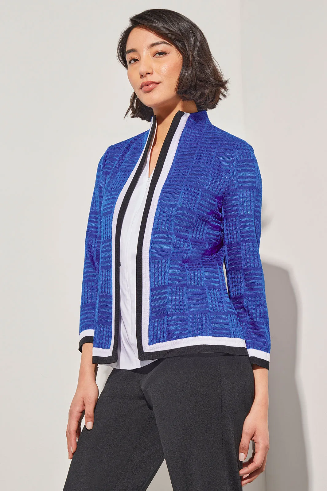 Heritage Fit Jacket - Contrast Trim Knit