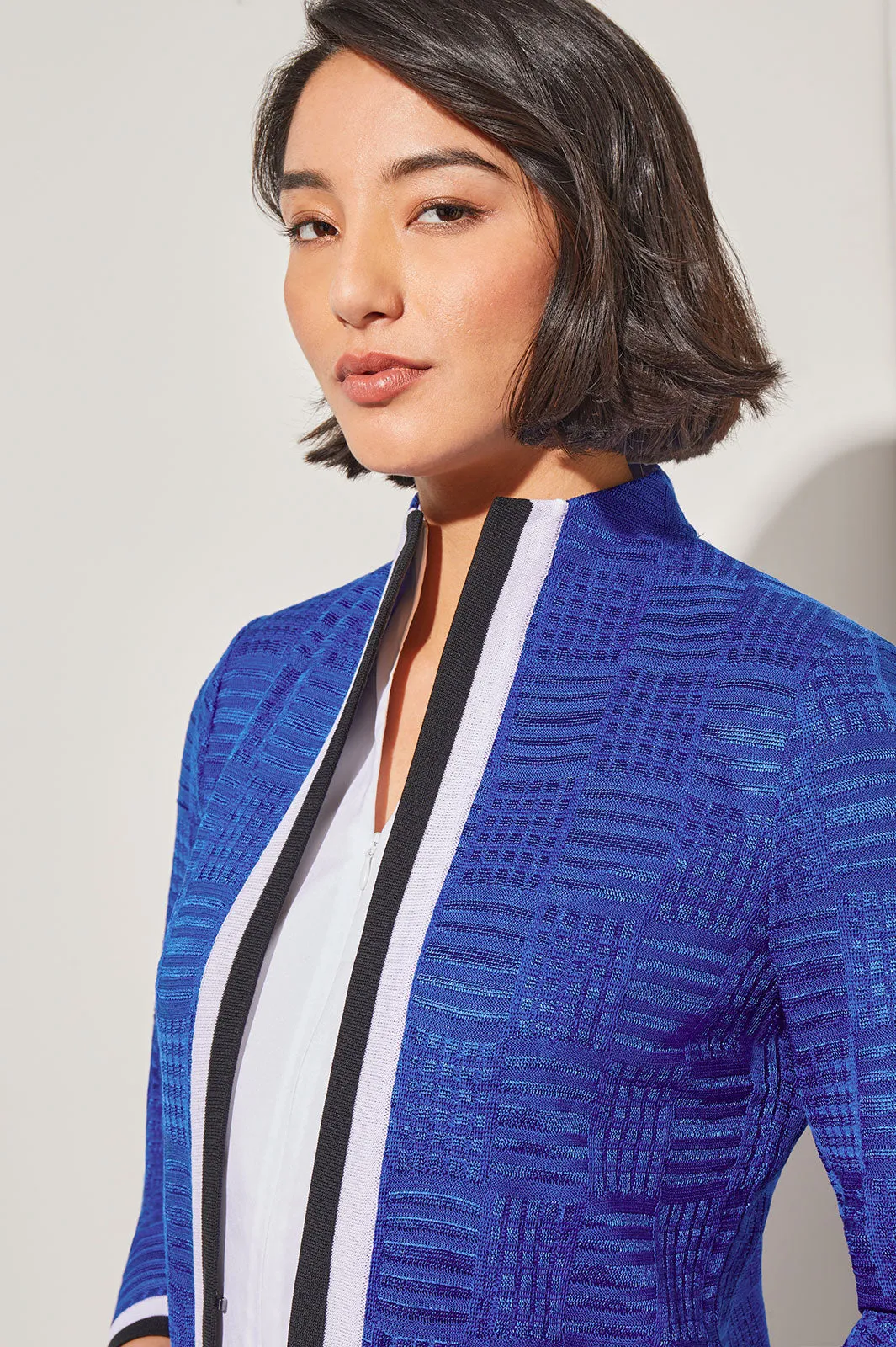 Heritage Fit Jacket - Contrast Trim Knit