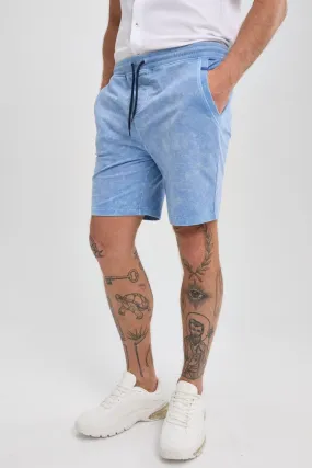 Light Blue Acid-Washed Short Light Blue Acid-Washed Short
