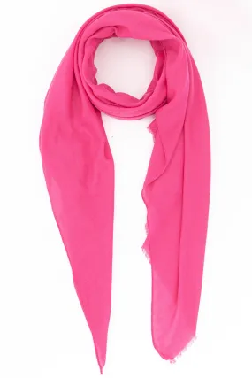 Lightweight Hot Pink Scarf Lightweight Hot Pink Scarf