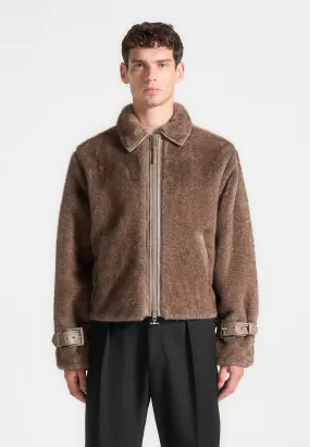 Limited Edition Fur Jacket - Brown Limited Edition Fur Jacket - Brown