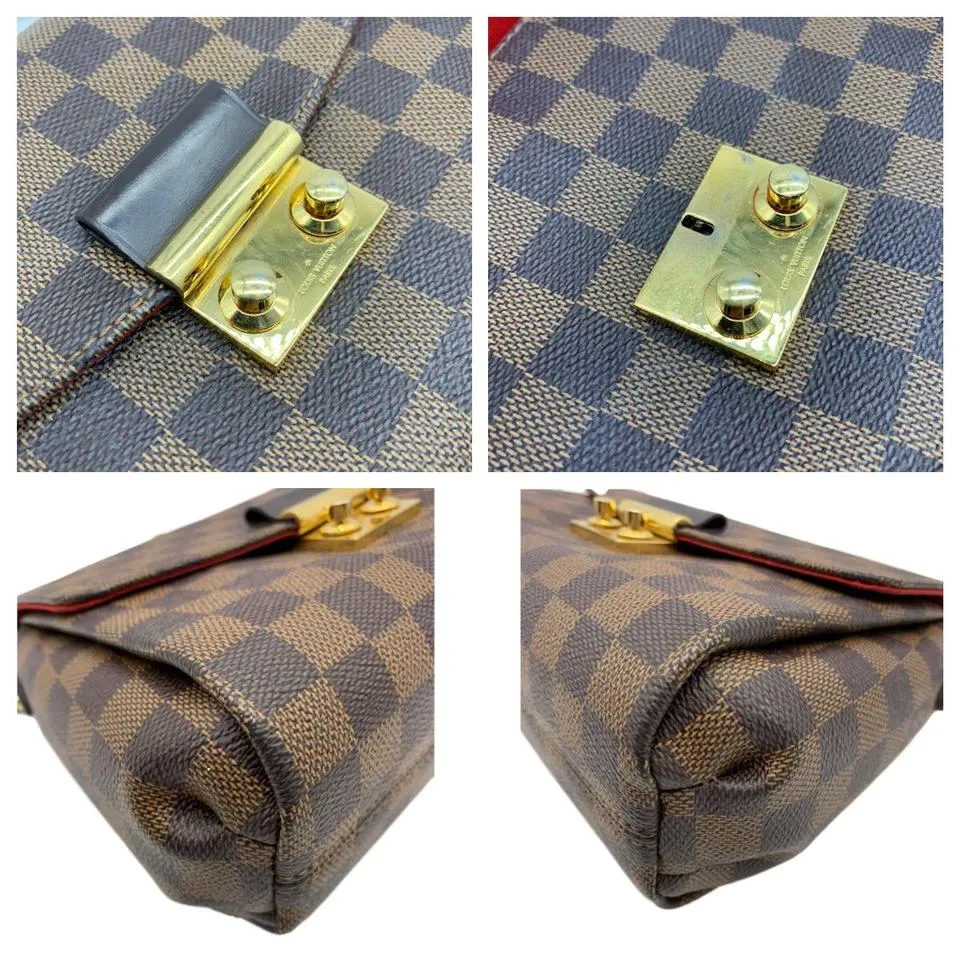 Louis Vuitton Croisette Damier Ebene Canvas Shoulder Bag