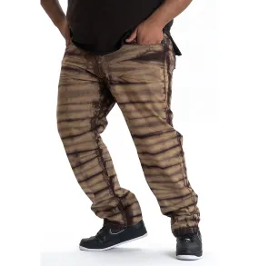 M1708 Makobi Tie-Dye Jeans - Brown M1708 Makobi Tie-Dye Jeans - Brown