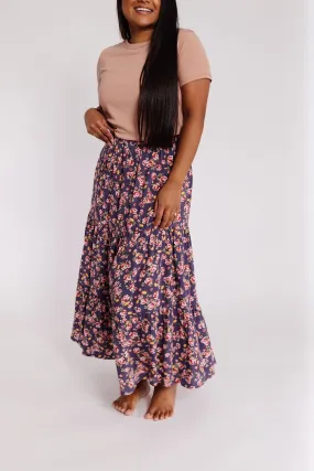 Mabel Skirt in Navy Floral Mabel Skirt in Navy Floral