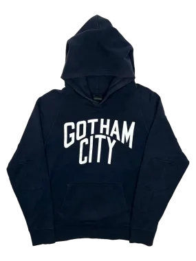 NUMBER (N)INE 2002 Navy Gotham City Hoodie NUMBER (N)INE 2002 Navy Gotham City Hoodie