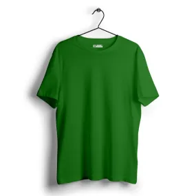 Parrot Green Plain Tshirt - Plus size Parrot Green Plain Tshirt - Plus size