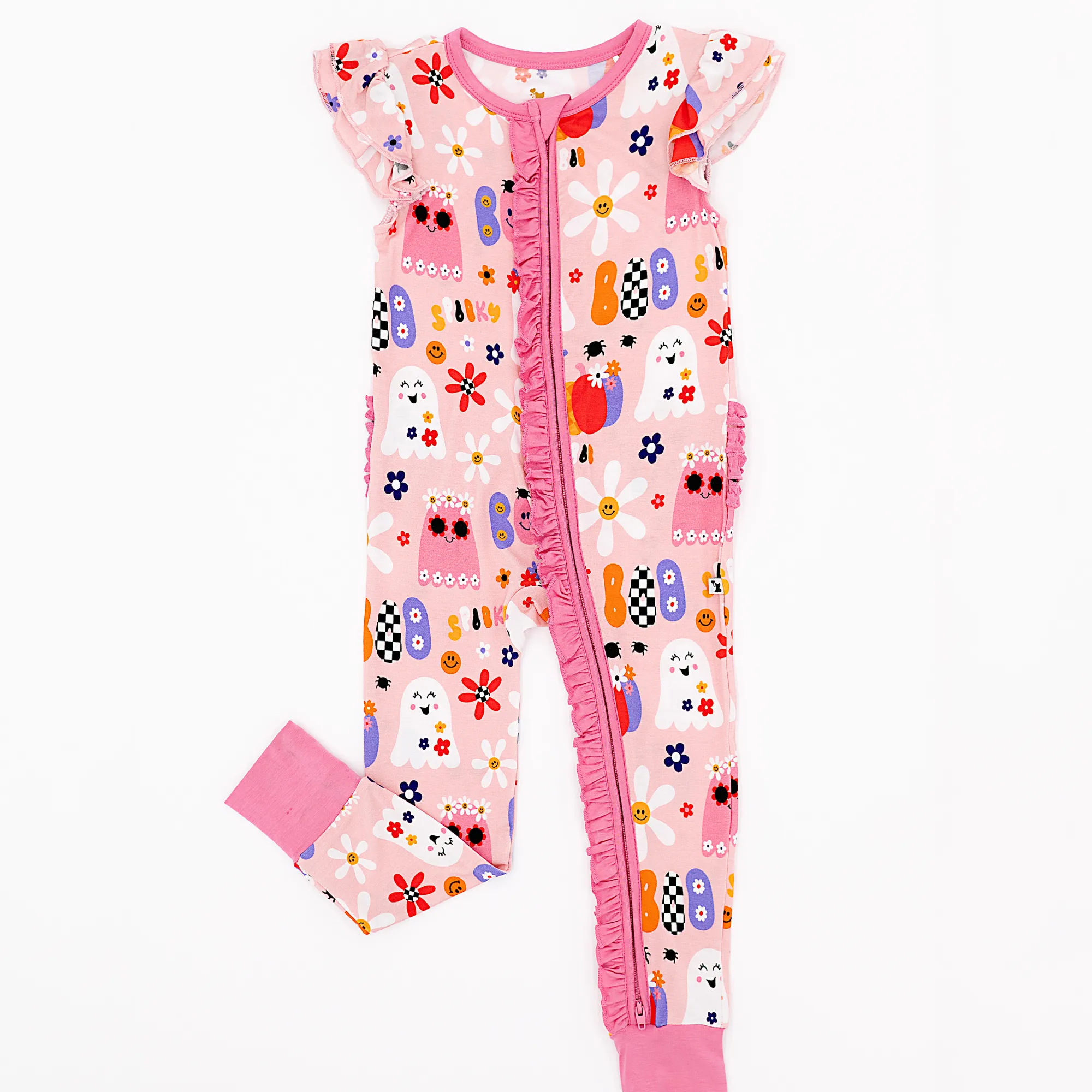 Pink-A-Boo Ruffle Romper