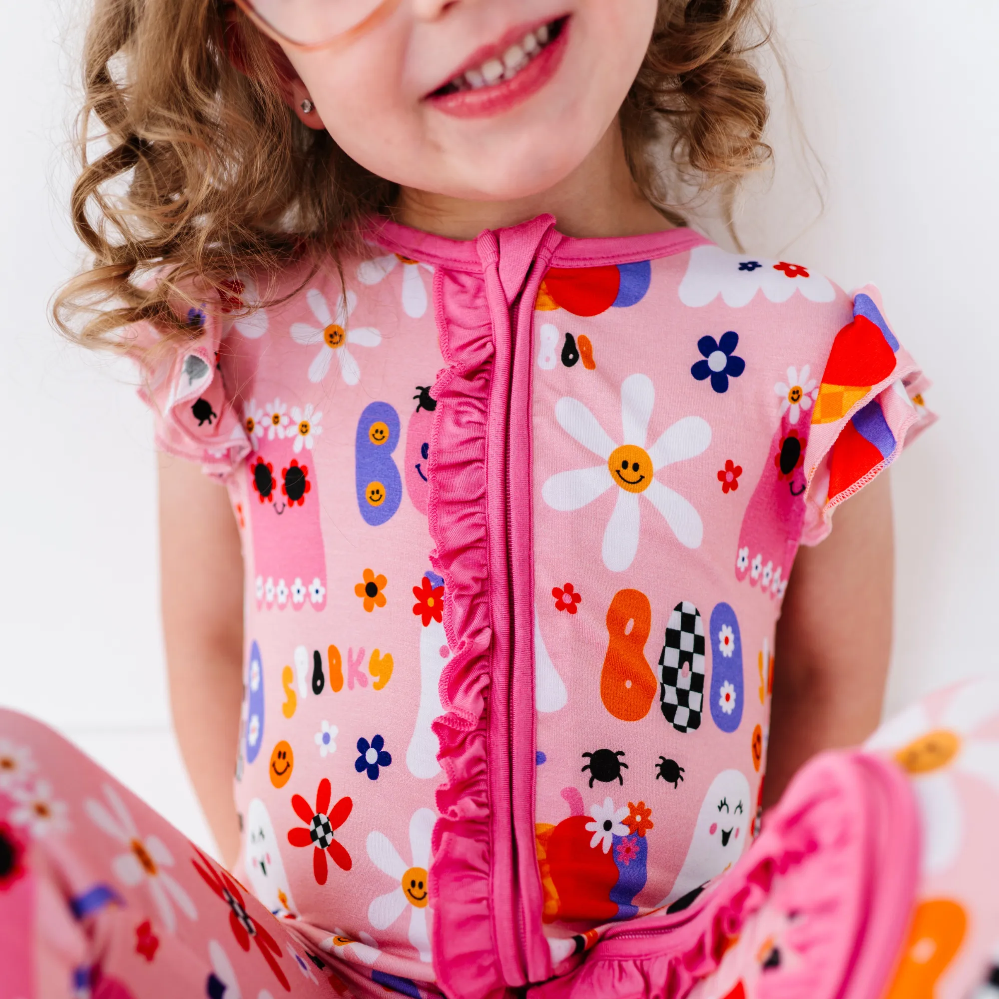Pink-A-Boo Ruffle Romper