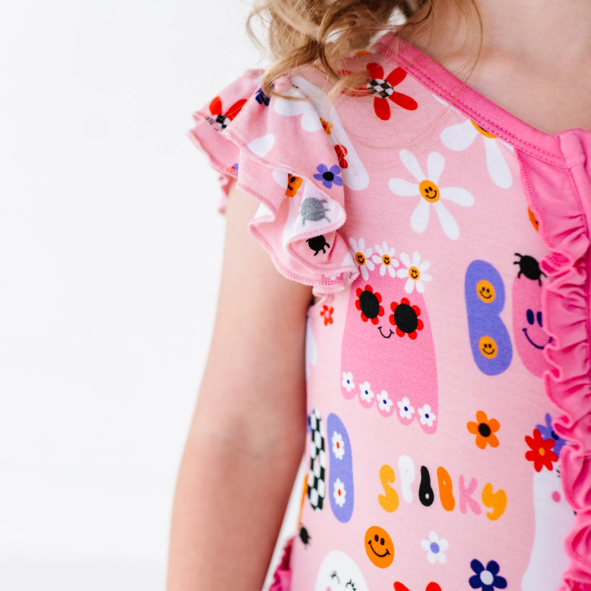 Pink-A-Boo Ruffle Romper