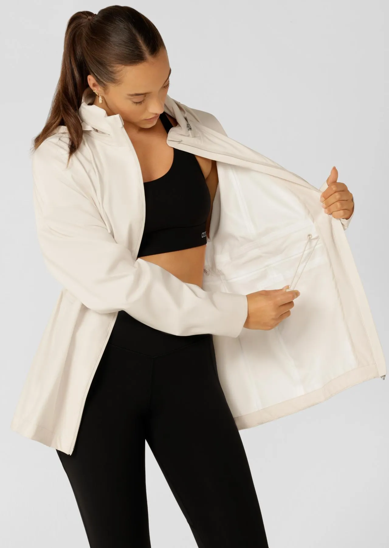 Rain Repeller Waterproof Jacket | Ivory